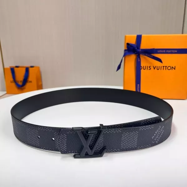 루이비통 LV 캔버스 양면 레더 벨트