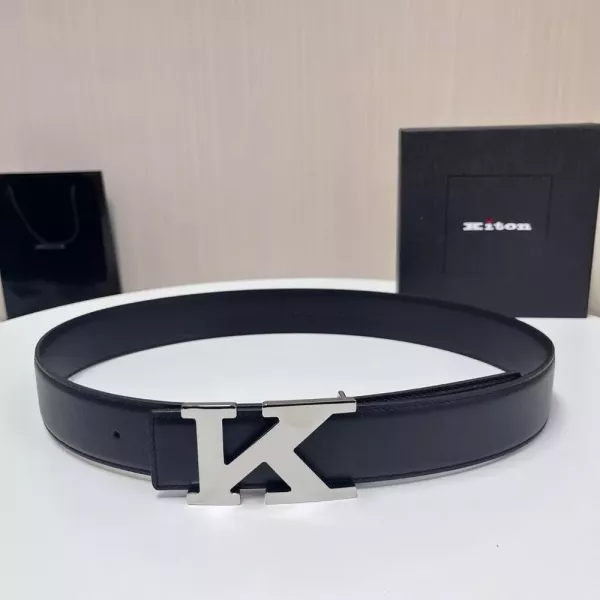 키톤 K 로고 버클 남성 벨트