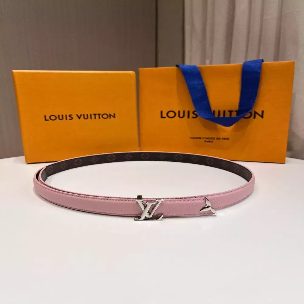 루이비통 모노그램 캔버스 여성 벨트 LV 이니셜 버클