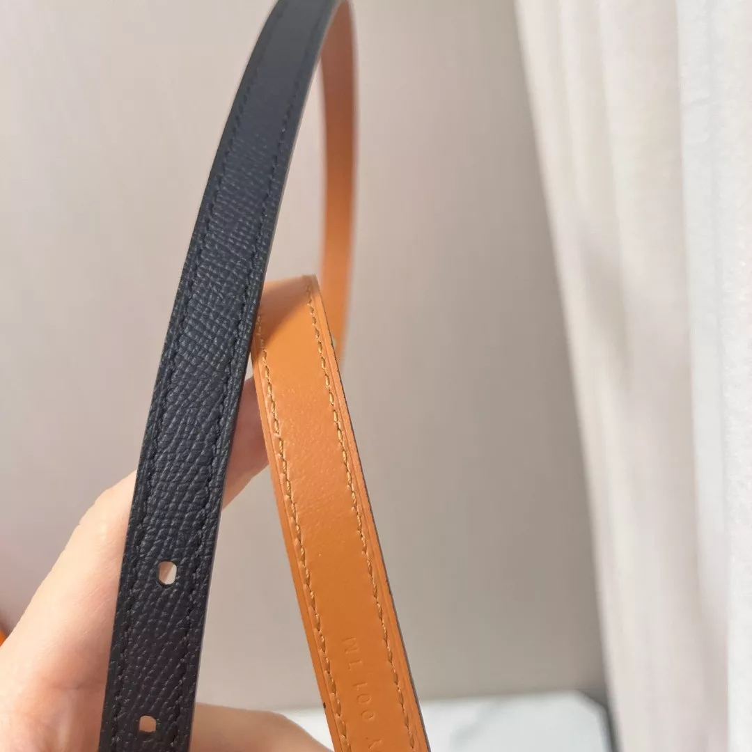 에르메스 여성용 1.5cm 슬림 가죽 벨트 상세 이미지 5
