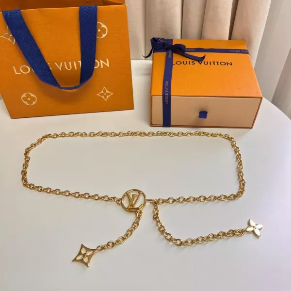 루이비통 LV 로고 체인 장식 벨트