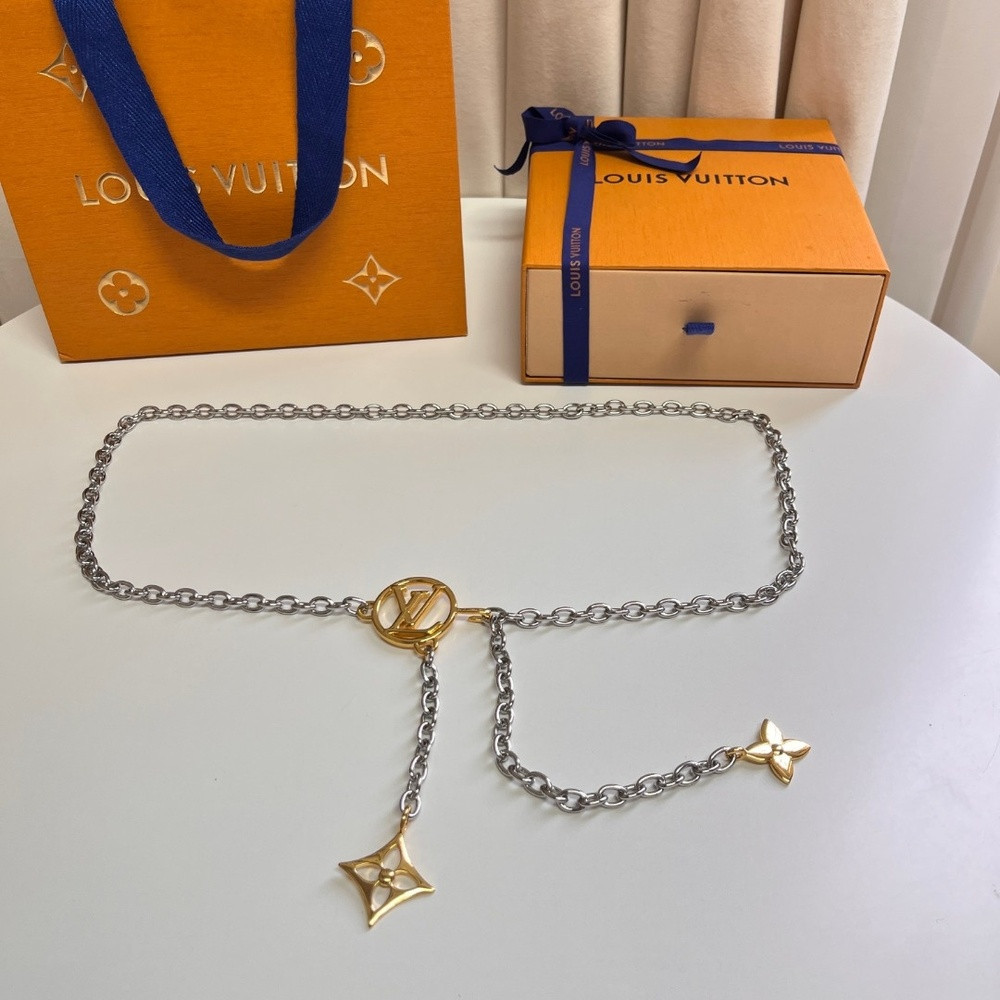 루이비통 LV 로고 체인 벨트