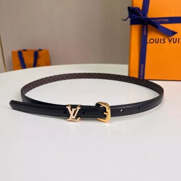 루이비통 LV 로고 포인트 슬림 벨트