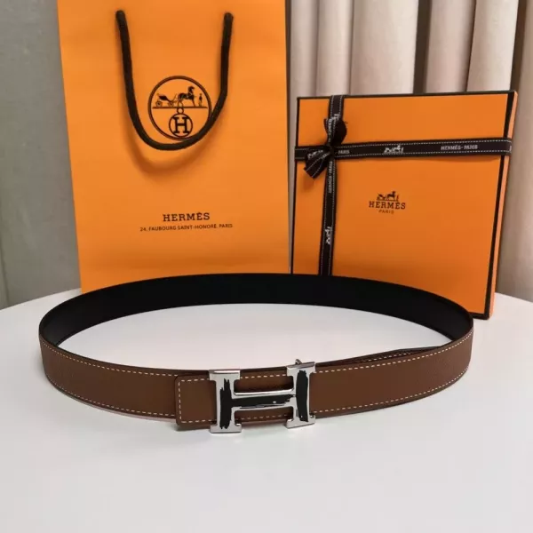 에르메스 H 버클 소가죽 벨트 3.2cm
