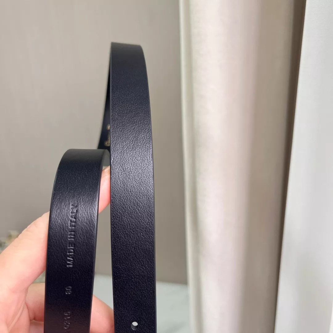 디올 CD 버클 스무스 가죽 벨트 상세 이미지 6