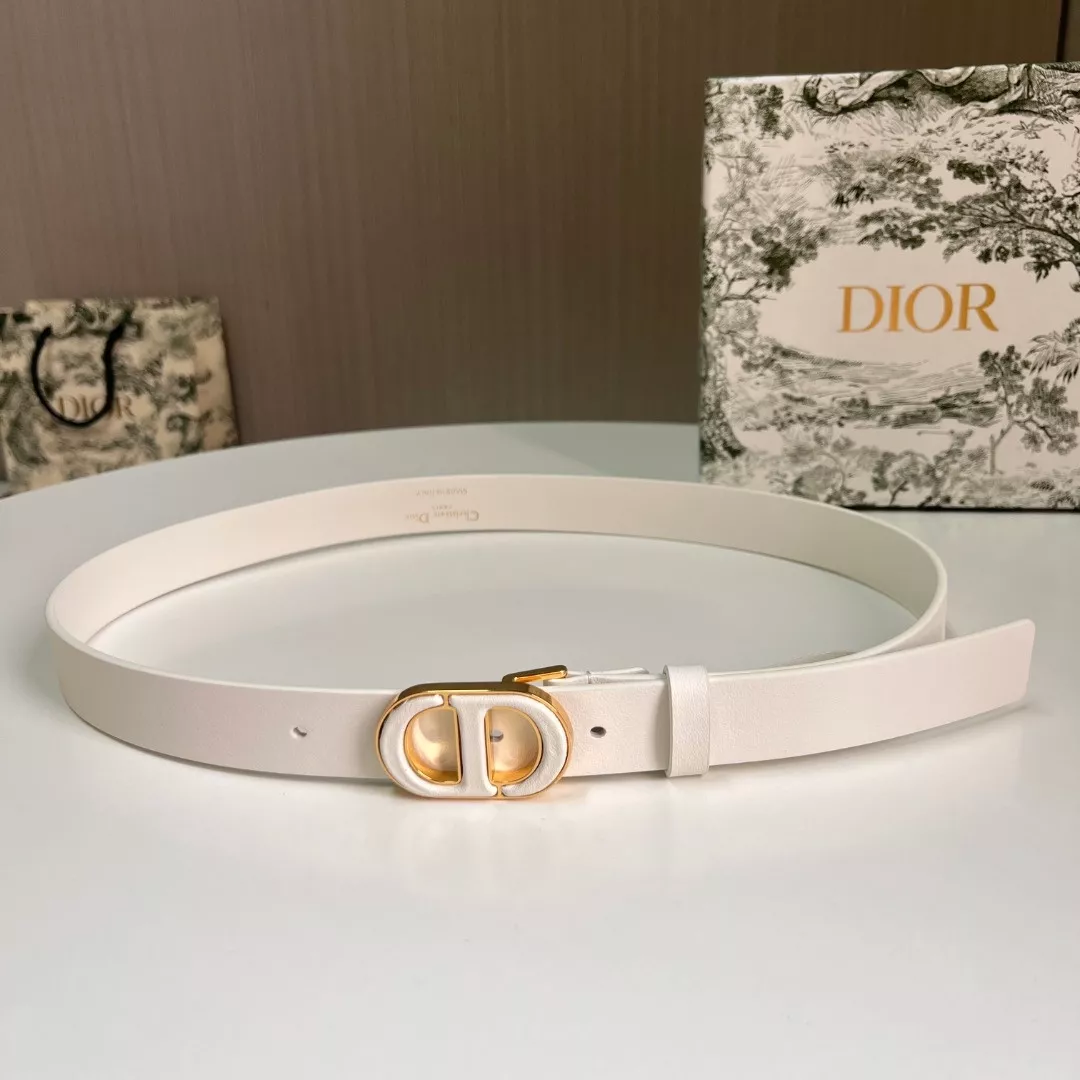 디올 CD 버클 양면 레더 벨트 상세 이미지 1