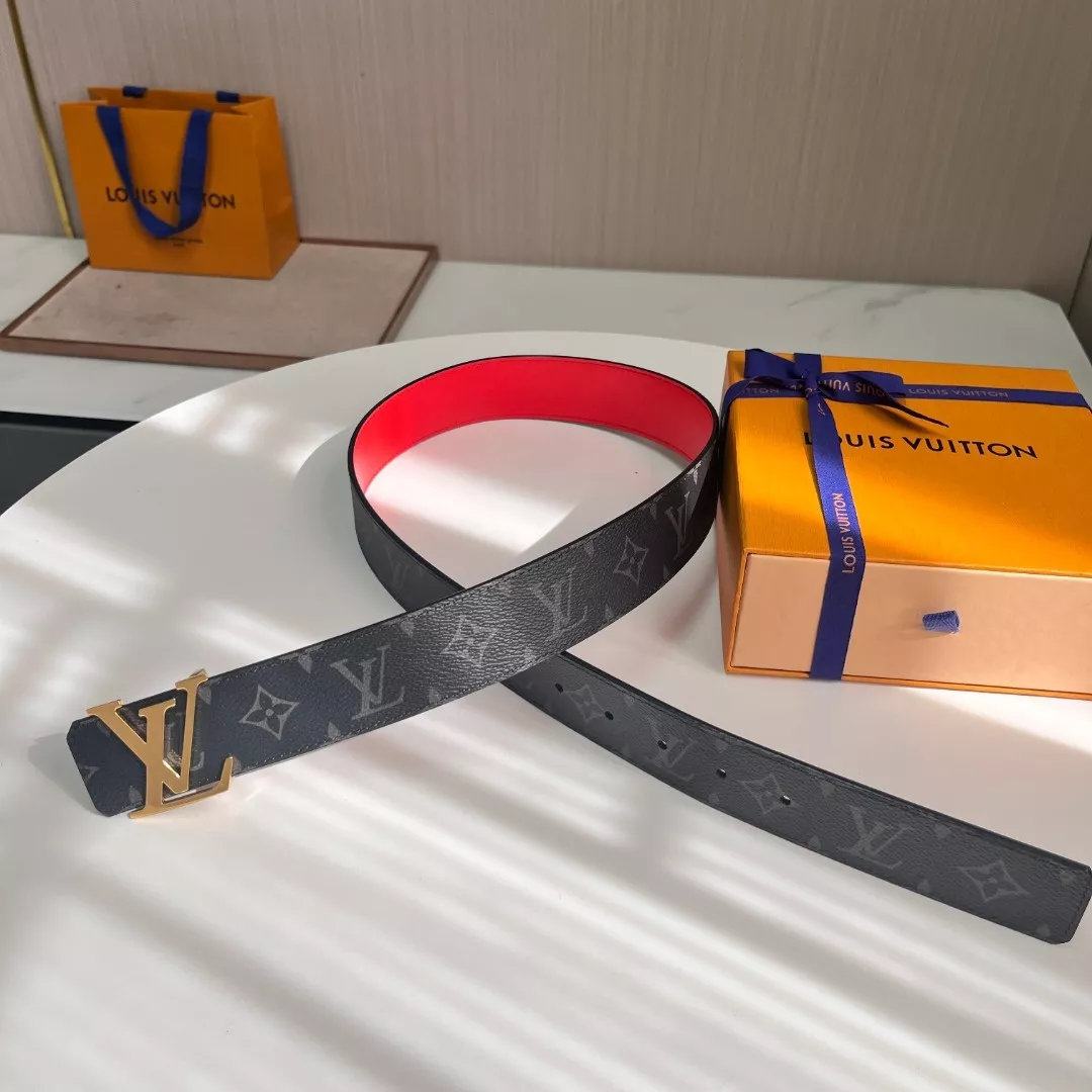 루이비통 모노그램 리버서블 LV 버클 벨트 상세 이미지 9