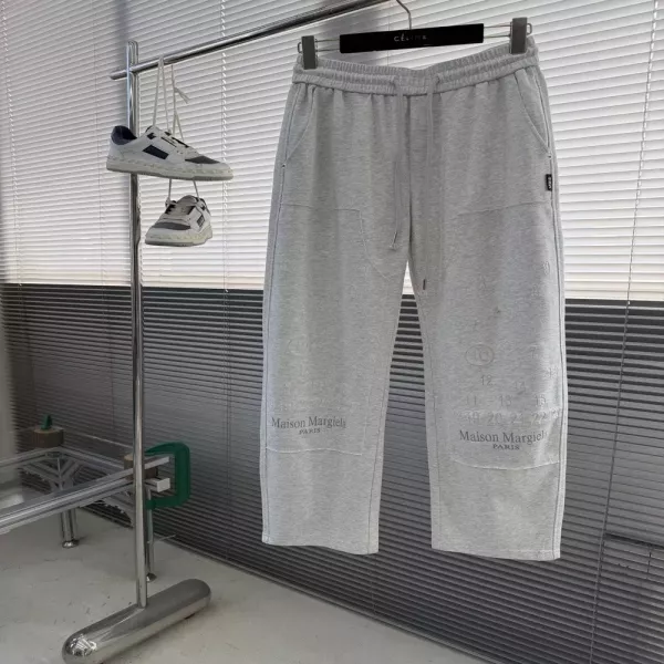 메종마르지엘라 MM6 코튼 드로스트링 와이드 팬츠