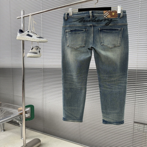 버버리 남성 스트레이트 핏 데님 팬츠