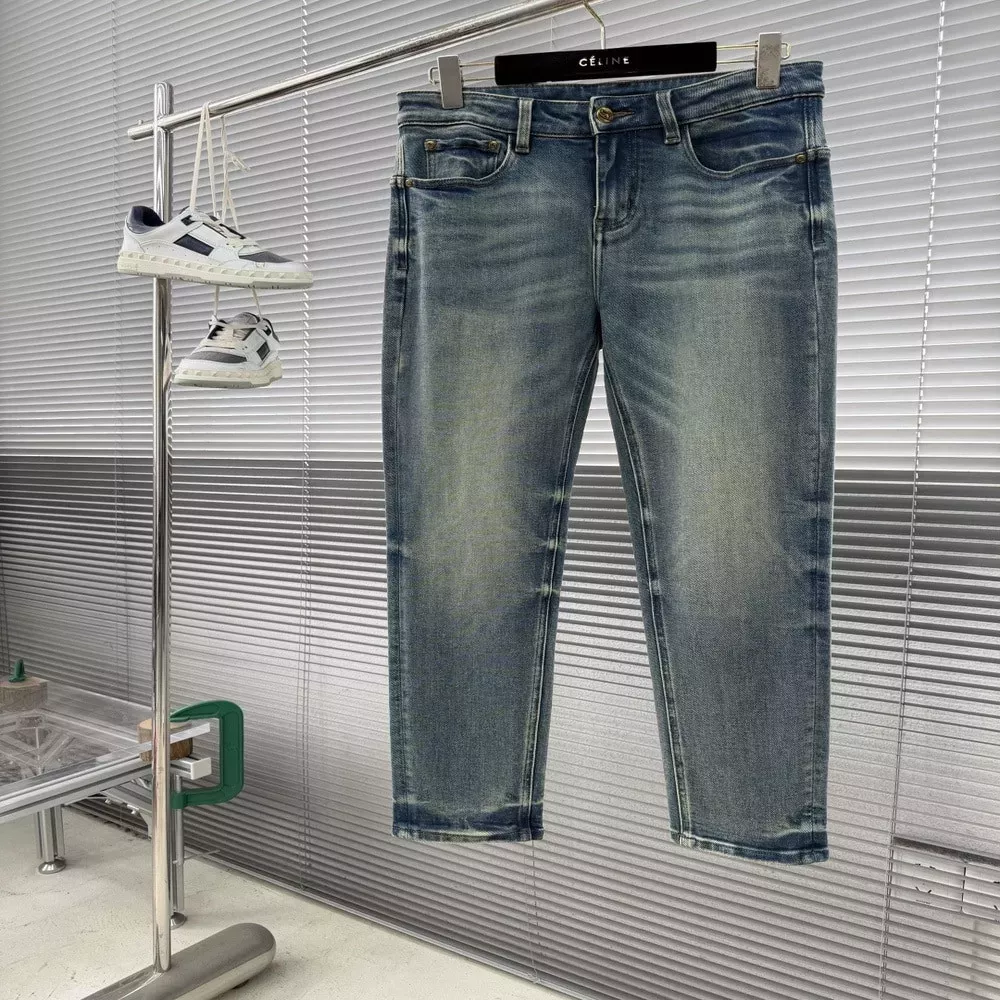 셀린느 워싱 데님 팬츠