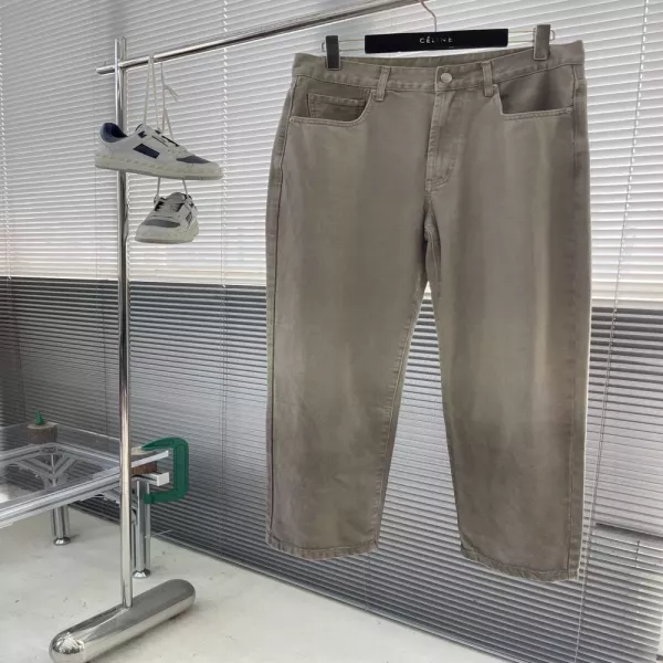 디올 2025 가을겨울 카키 워크 팬츠