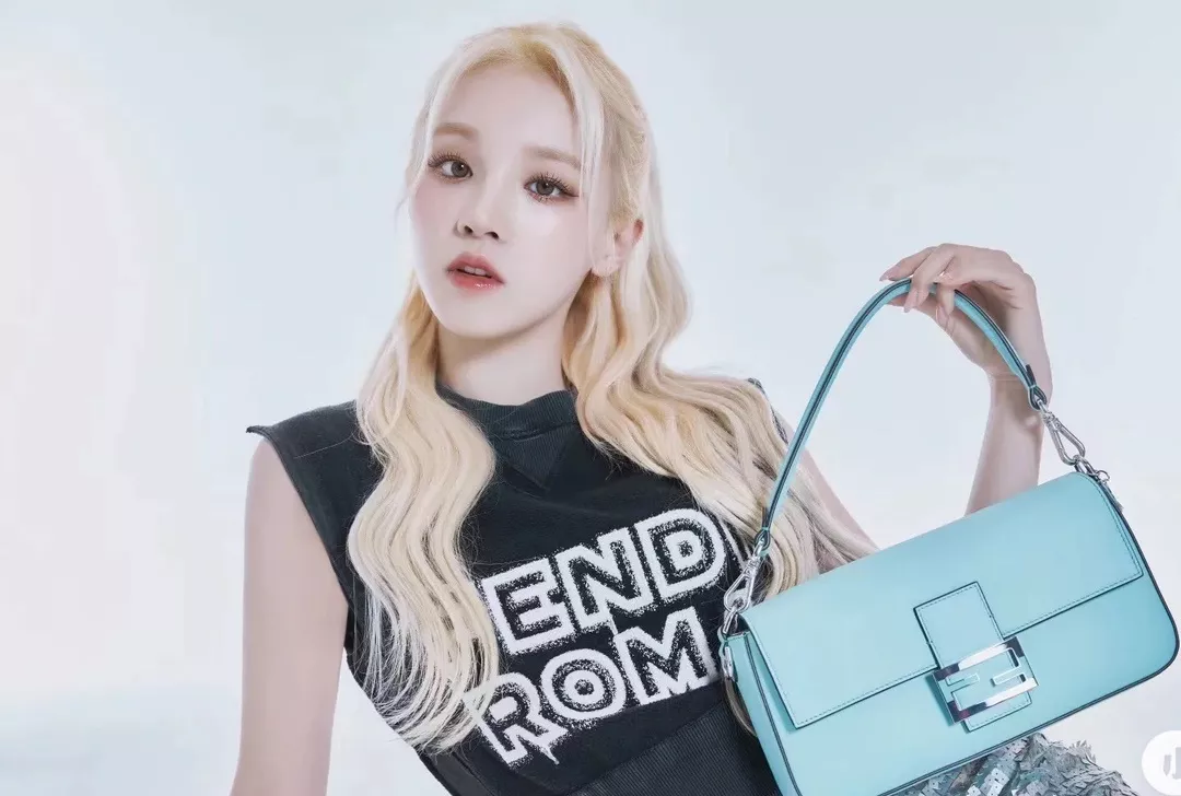 펜디 법棍 시리즈 티파니 블루 레더 바게트 스타일 백 상세 이미지 15
