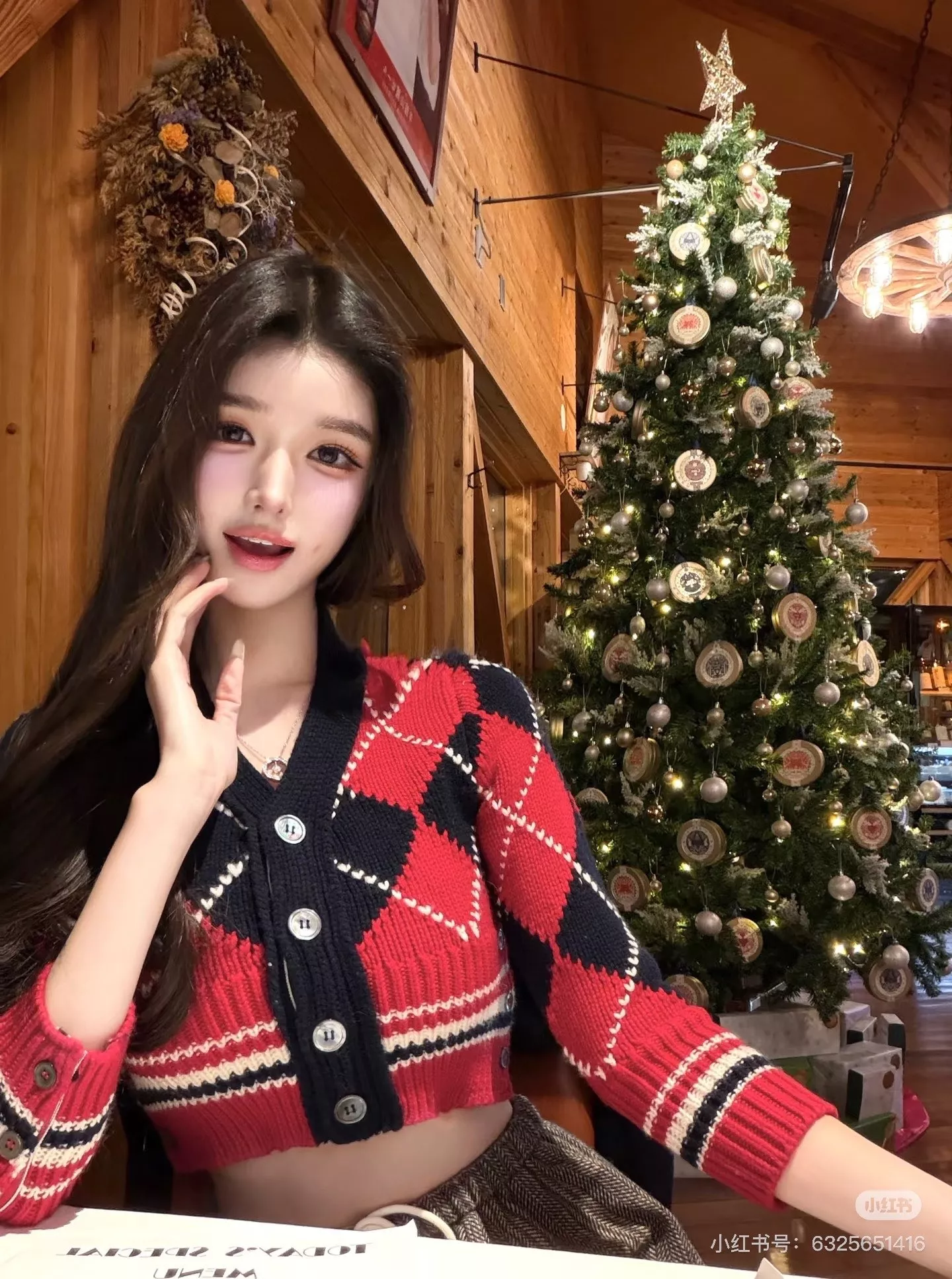 톰브라운 아가일 체크 니트 가디건 상세 이미지 22