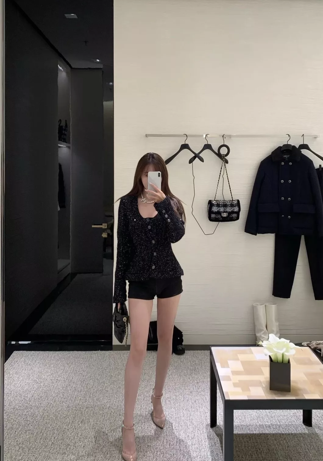 샤넬 스팽글 트위드 소프트 재킷 상세 이미지 18