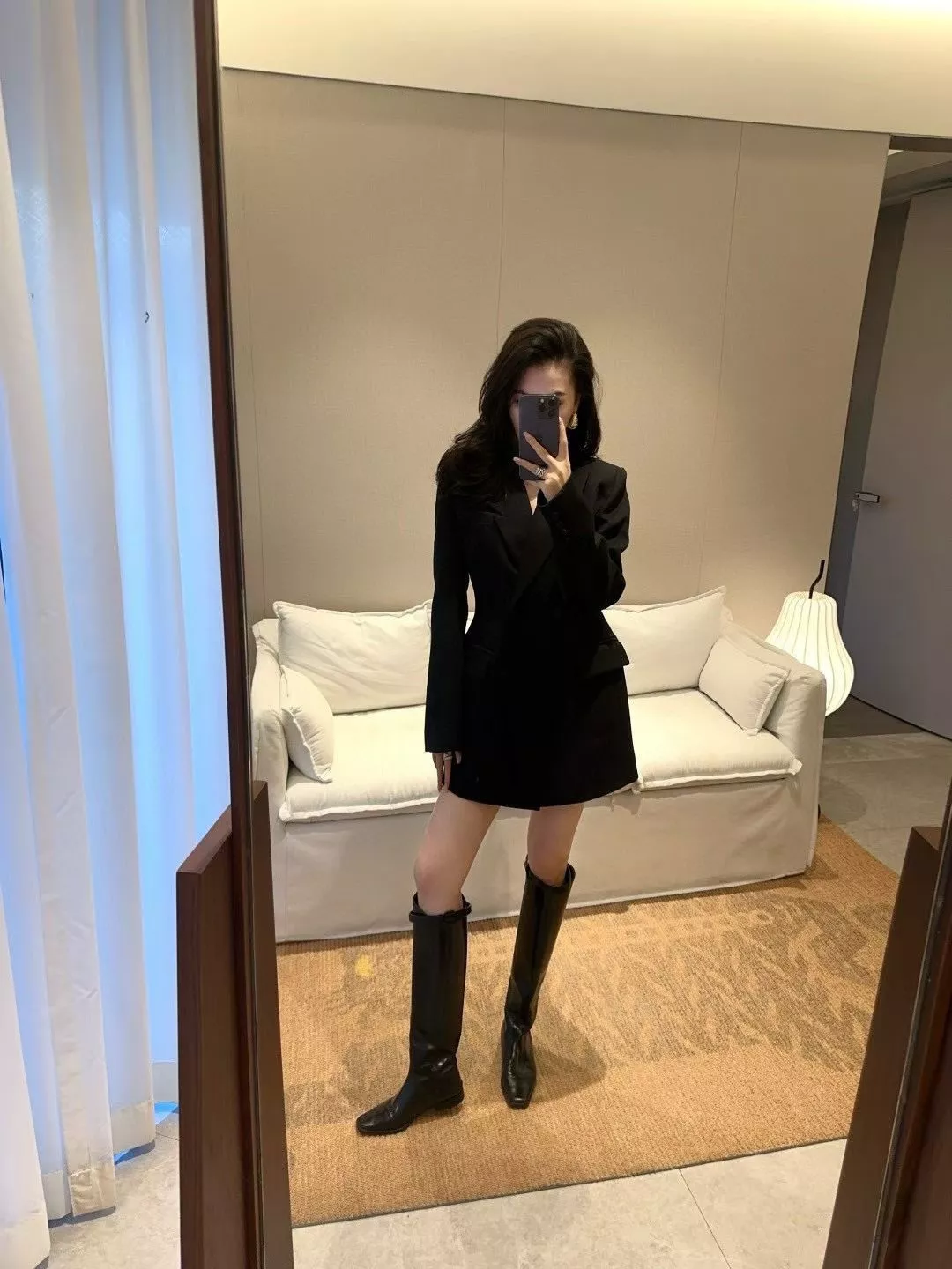생로랑 윙칼라 더블브레스트 테일러드 재킷 상세 이미지 25