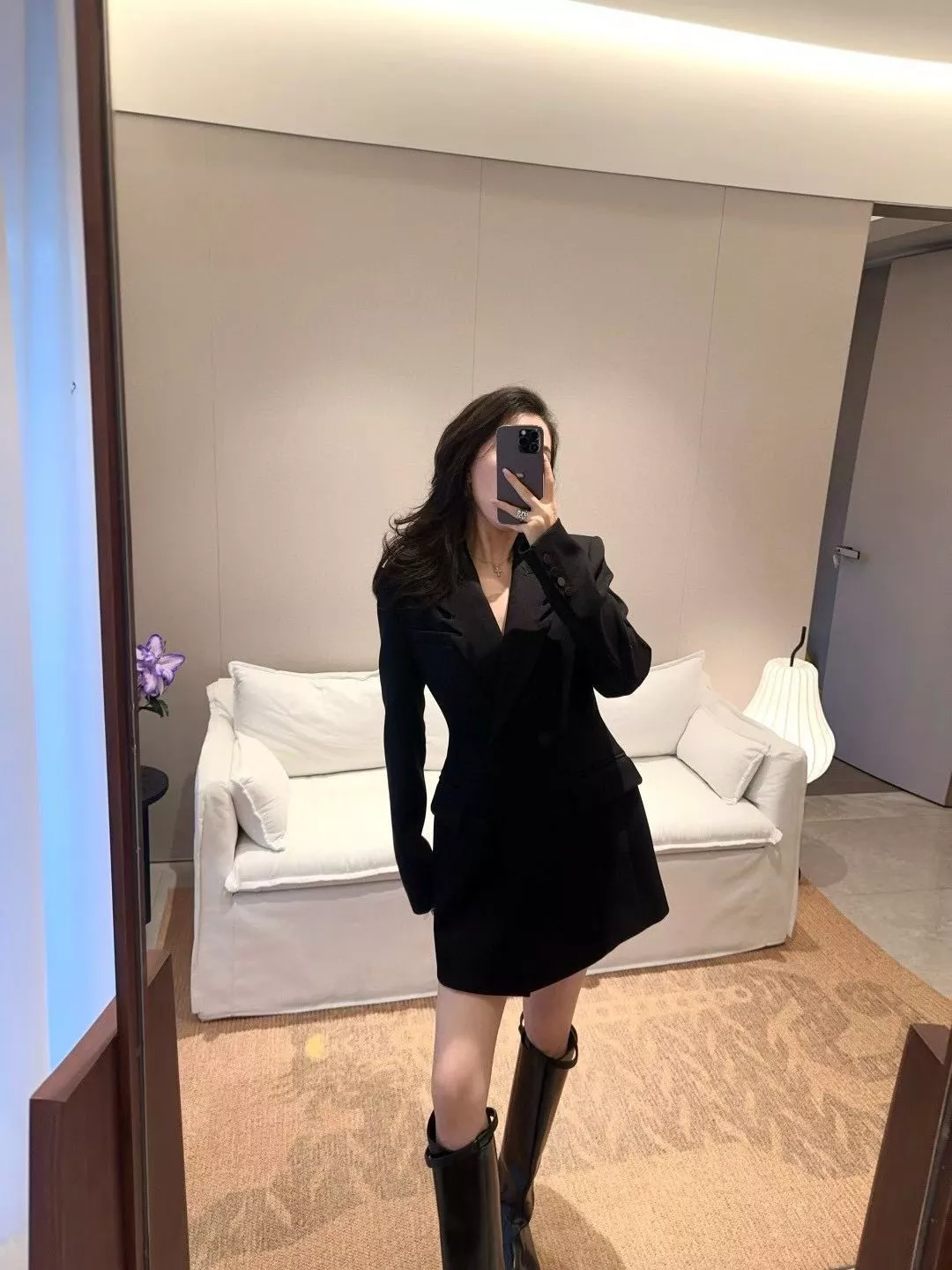 생로랑 윙칼라 더블브레스트 테일러드 재킷 상세 이미지 27