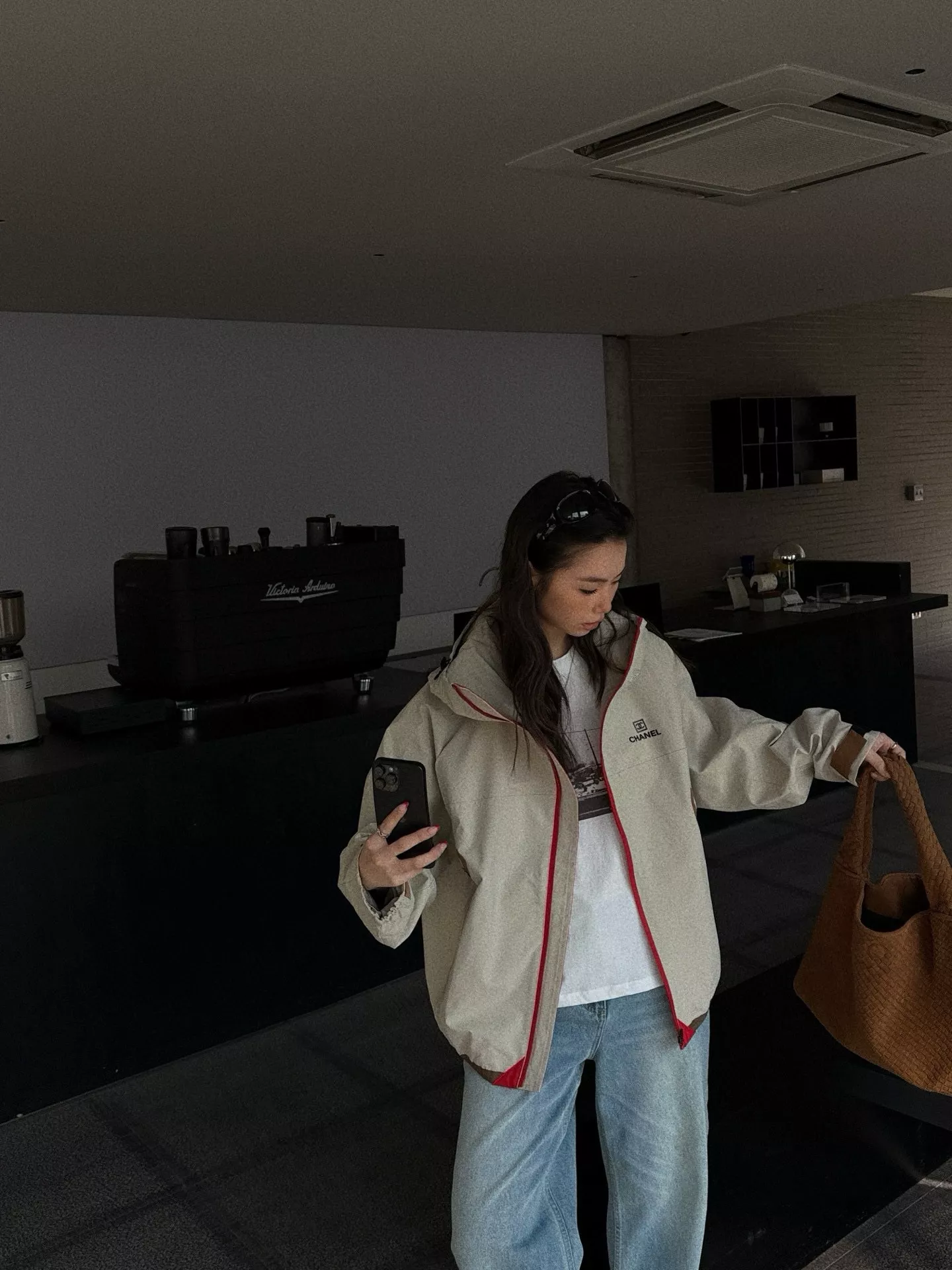 샤넬 빈티지 라인 후드 윈드브레이커 재킷 상세 이미지 12