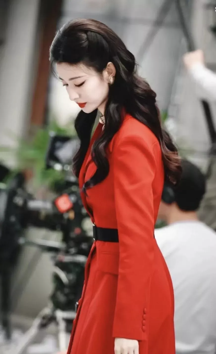 디올 트렌치 스타일 카라 버튼 롱 원피스 상세 이미지 17