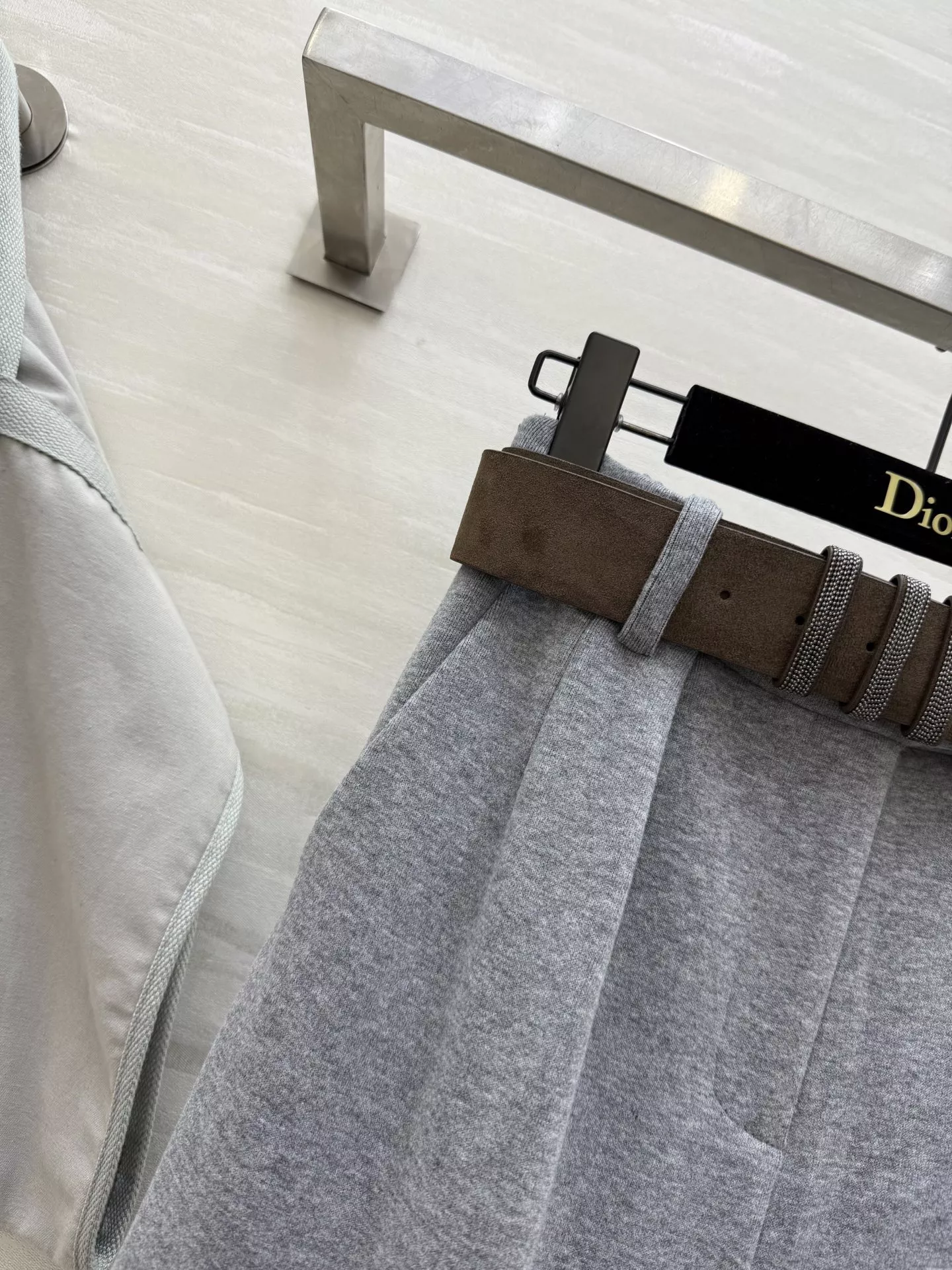 브루넬로쿠치넬리 하이웨스트 스트레이트 와이드 팬츠 상세 이미지 18