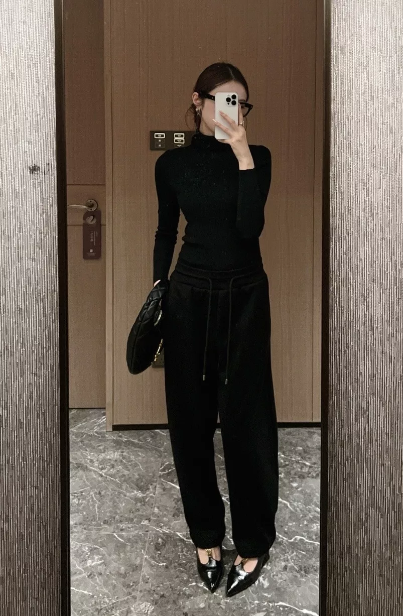 로로피아나 봄여름 드로스트링 스트레이트 팬츠 상세 이미지 35
