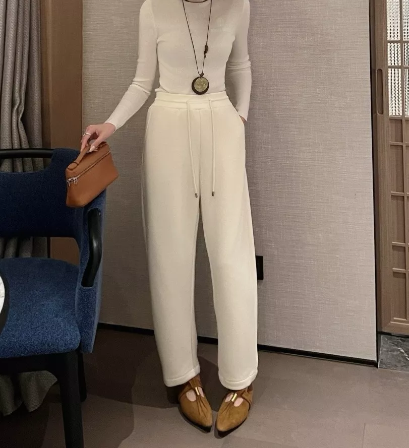 로로피아나 봄여름 드로스트링 스트레이트 팬츠 상세 이미지 13