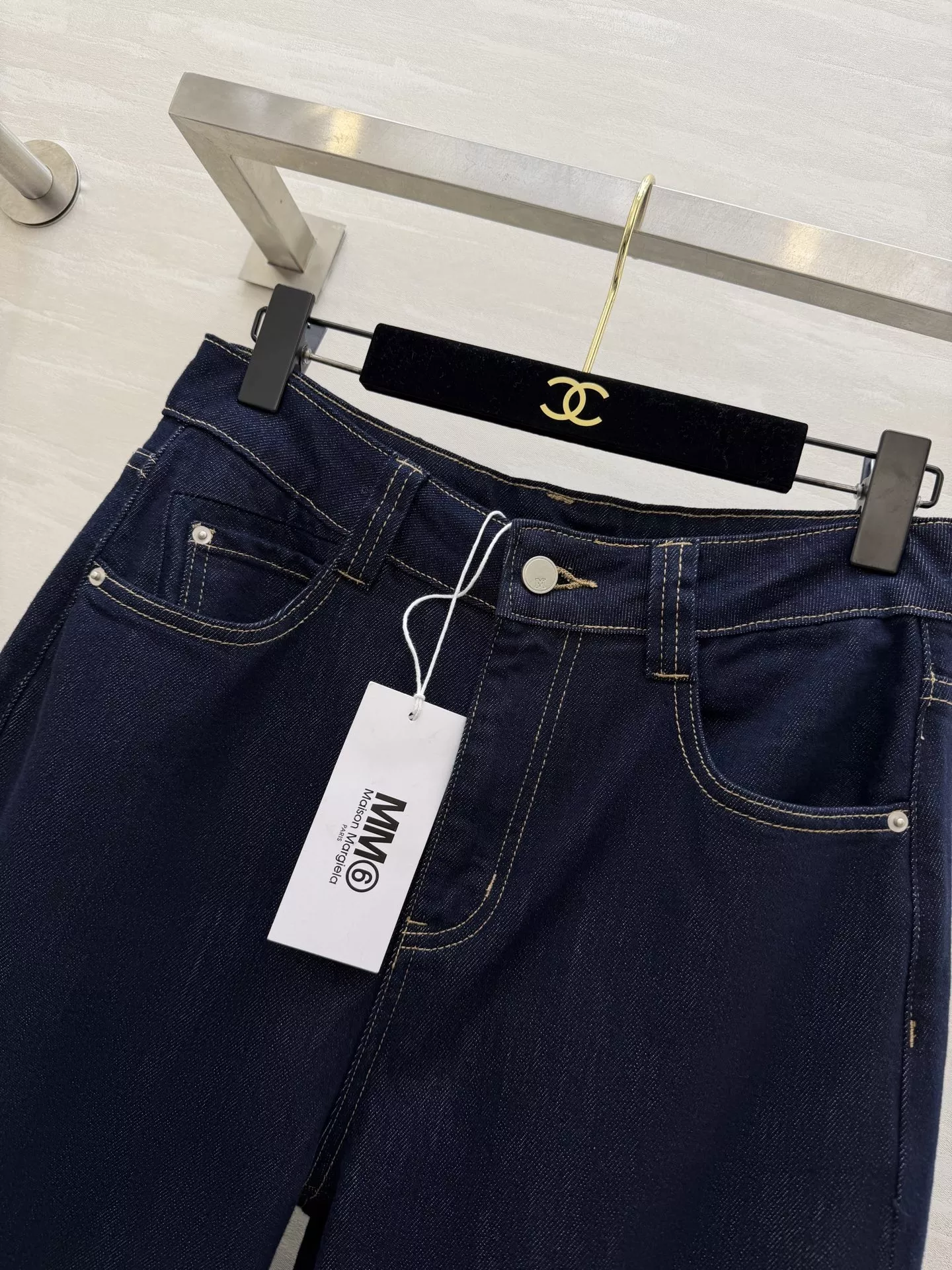 메종마르지엘라 MM6 26시즌 직통 데님 팬츠 상세 이미지 13