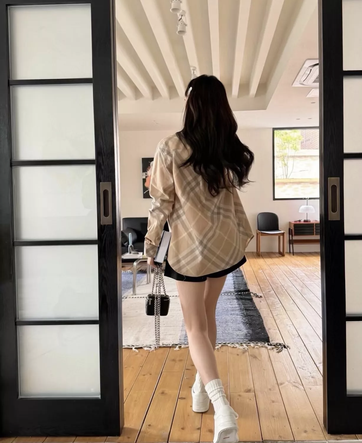 버버리 클래식 체크 코튼 셔츠 상세 이미지 18