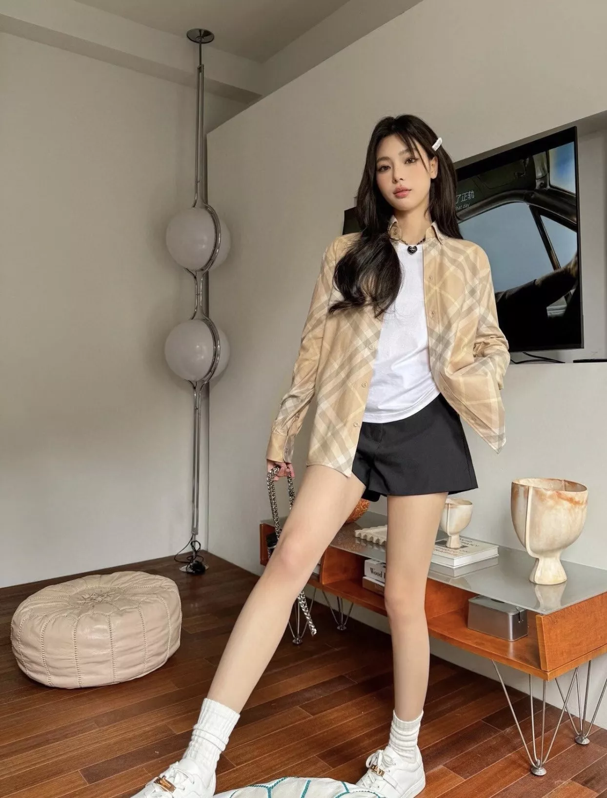 버버리 클래식 체크 코튼 셔츠 상세 이미지 14