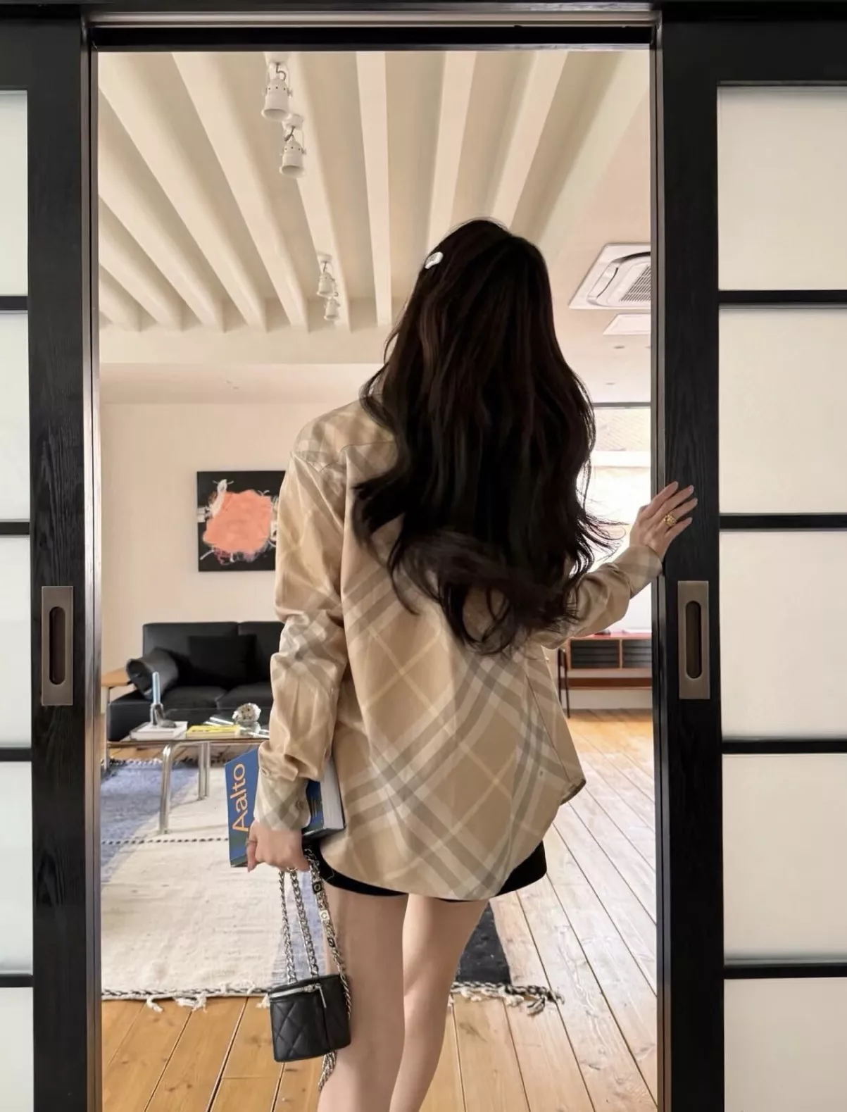 버버리 클래식 체크 코튼 셔츠 상세 이미지 16