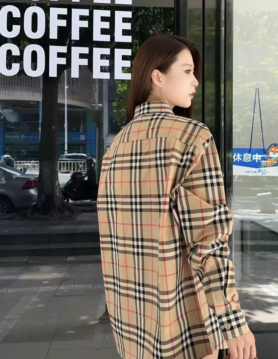 버버리 클래식 체크 코튼 셔츠 상세 이미지 12