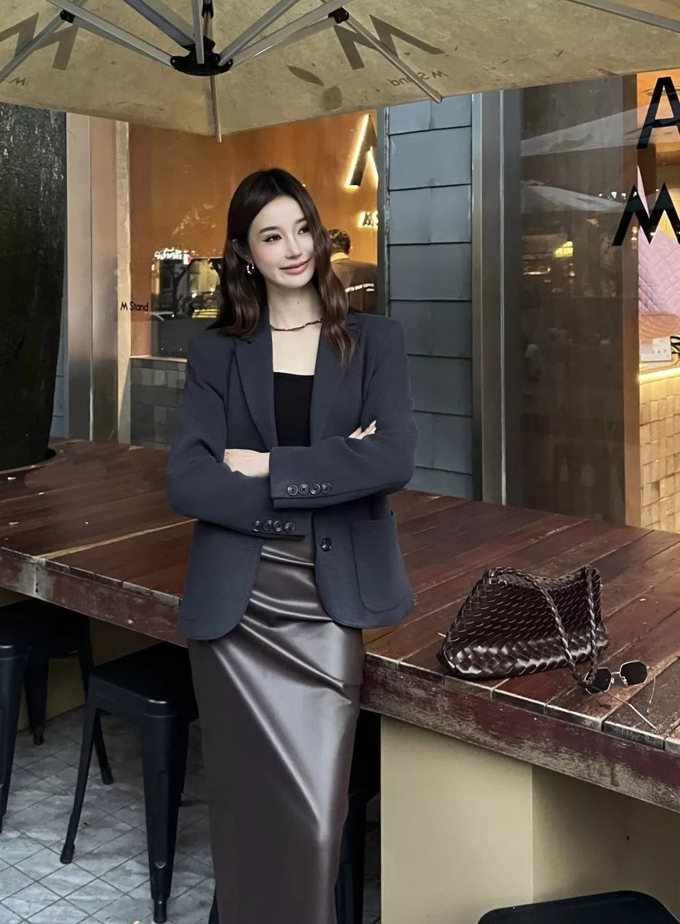 브루넬로쿠치넬리 브레이드 벨트 싱글 버튼 테일러드 재킷 상세 이미지 35