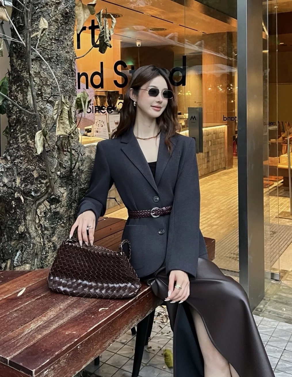 브루넬로쿠치넬리 브레이드 벨트 싱글 버튼 테일러드 재킷 상세 이미지 30