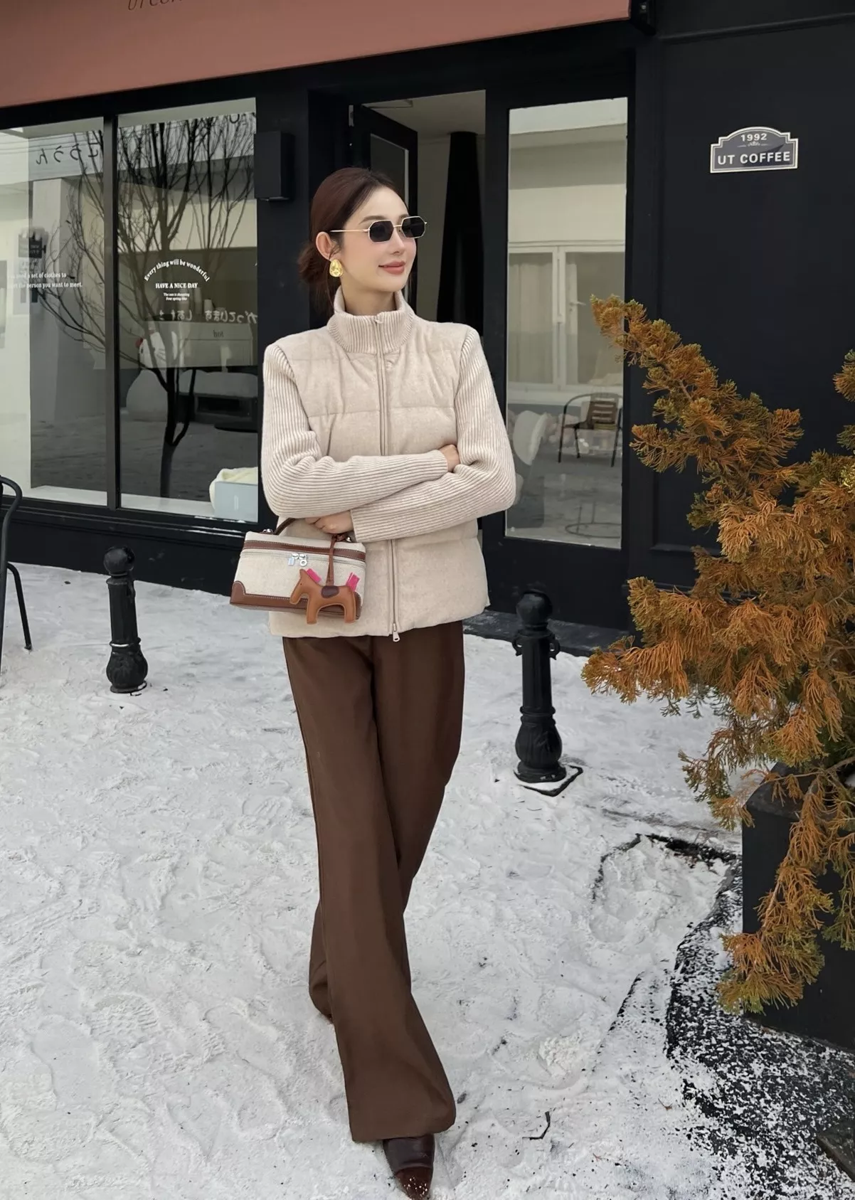 브루넬로쿠치넬리 울 소재 구스다운 패딩 집업 재킷 상세 이미지 14