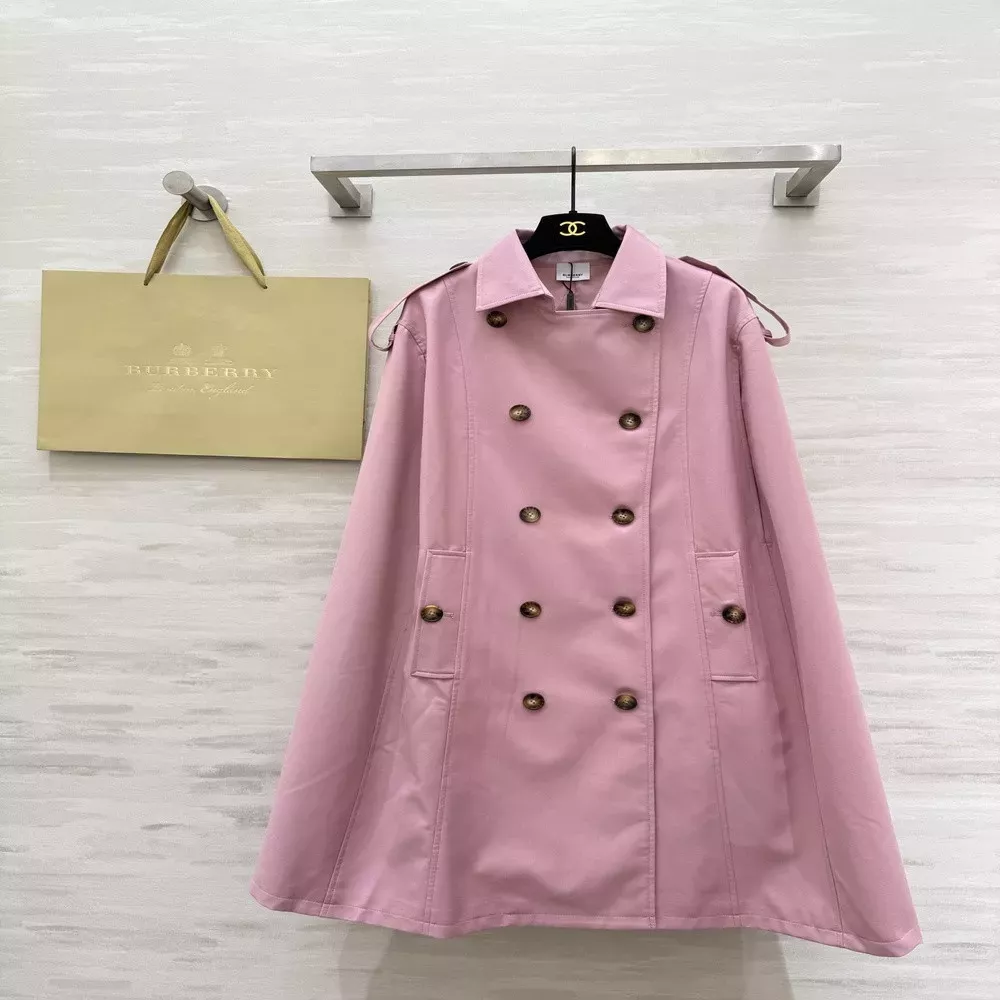 버버리 케이프 스타일 트렌치 코트