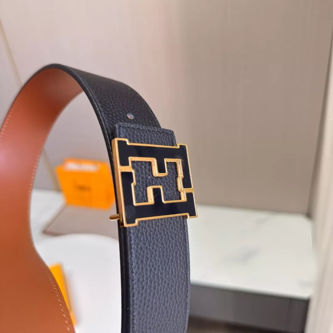 펜디 FF 로고 리버서블 가죽 벨트 상세 이미지 2