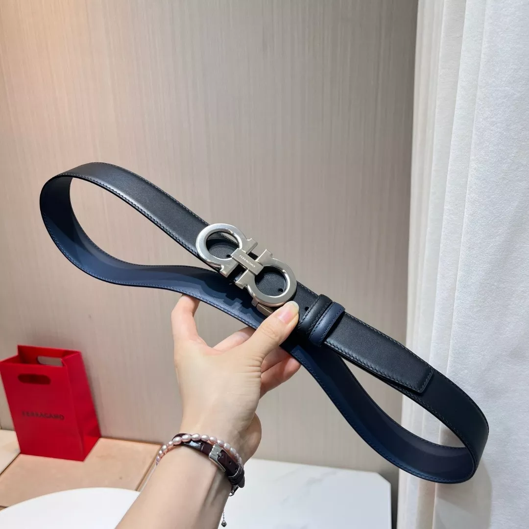 페라가모 간치오 더블페이스 가죽 벨트 상세 이미지 3