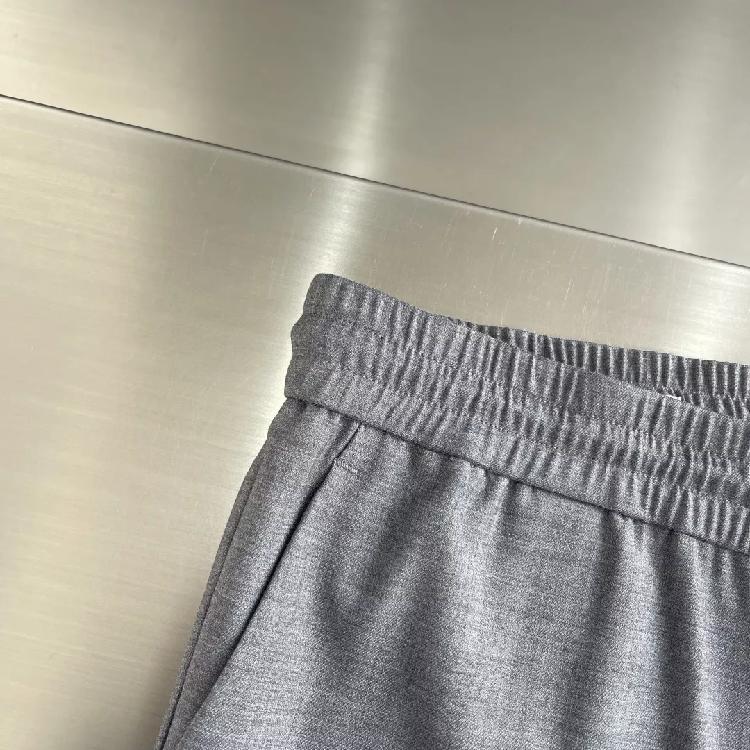 브루넬로쿠치넬리 BC 드로스트링 울 캐주얼 팬츠 상세 이미지 5