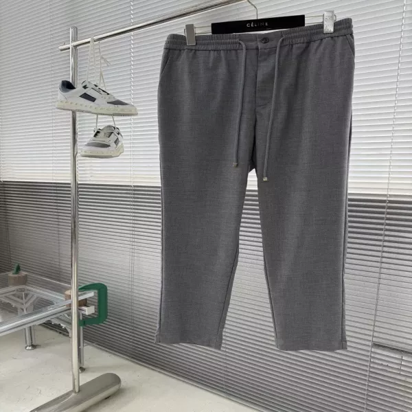 브루넬로쿠치넬리 BC 드로스트링 울 캐주얼 팬츠
