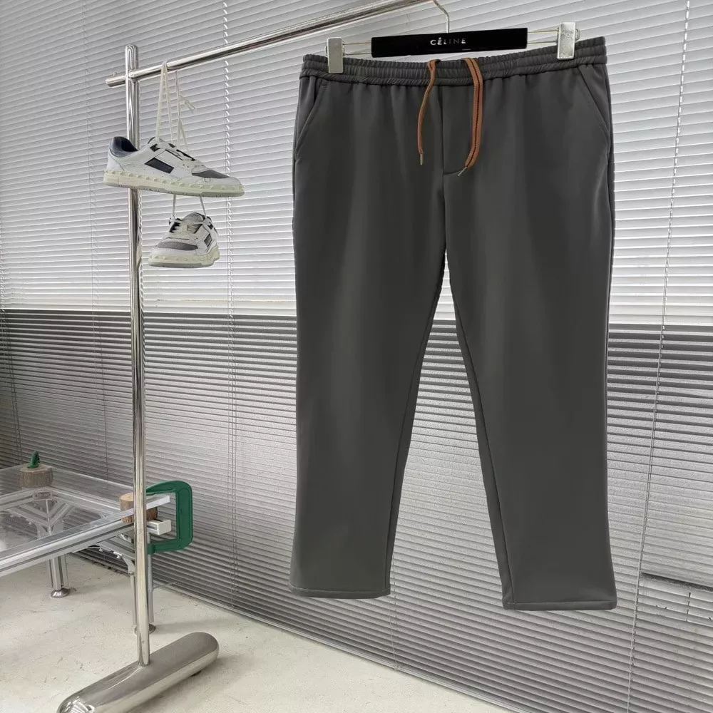 셀린느 겨울용 복합원단 기모 안감 스트링 밴딩 팬츠
