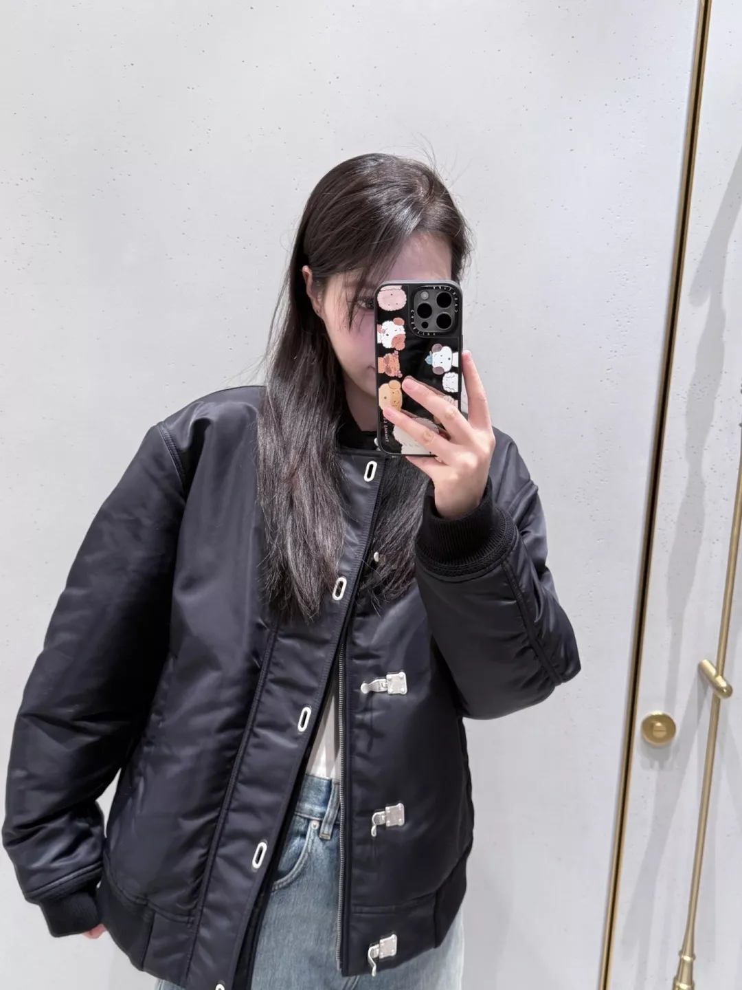 로에베 후크 버튼 항공 점퍼 패딩 상세 이미지 12
