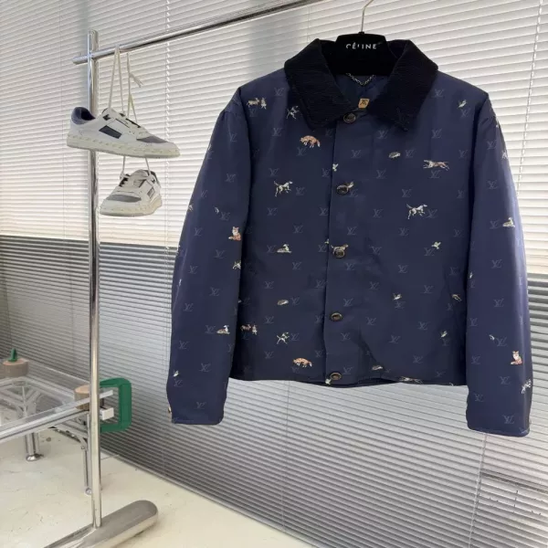 루이비통 25FW 1V 블라종 프린트 퀼팅 패딩 재킷