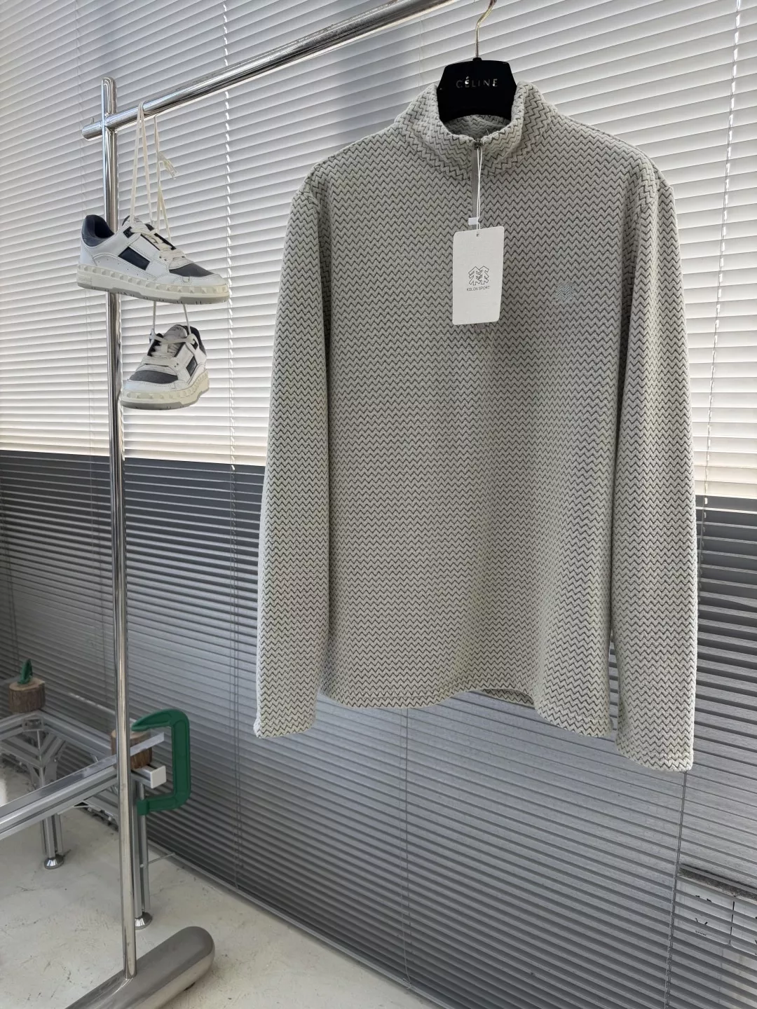 코오롱스포츠 폴라텍 하프집업 플리스 풀오버 상세 이미지 1