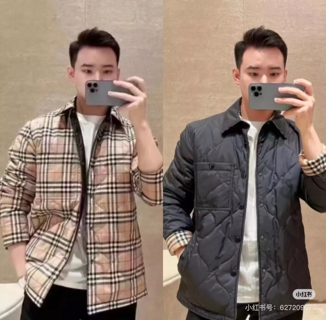 버버리 체크 퀼팅 양면 패딩 셔츠형 재킷 상세 이미지 19