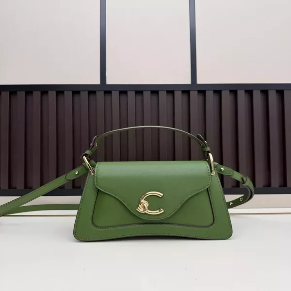 코치넬레 C로고 플랩 탑핸들 크로스백