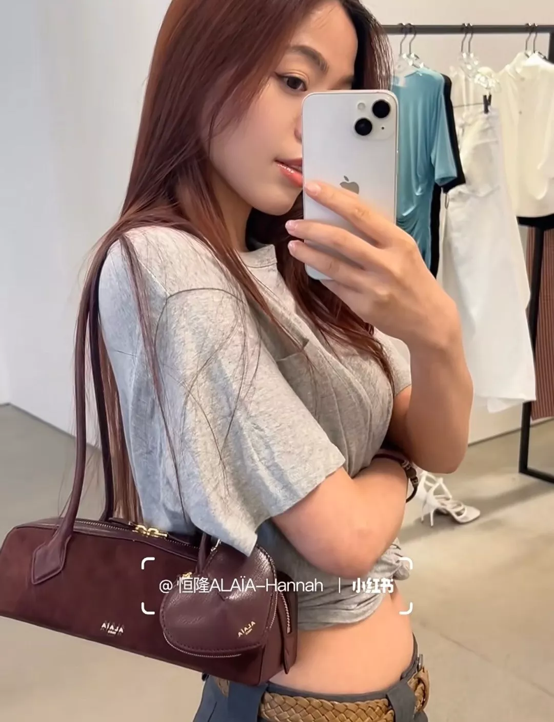 알라이아 르테켈 지퍼 숄더백 상세 이미지 17