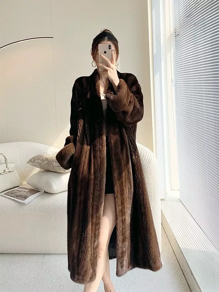 펜디 북미산 밍크 퍼 롱 코트 상세 이미지 20
