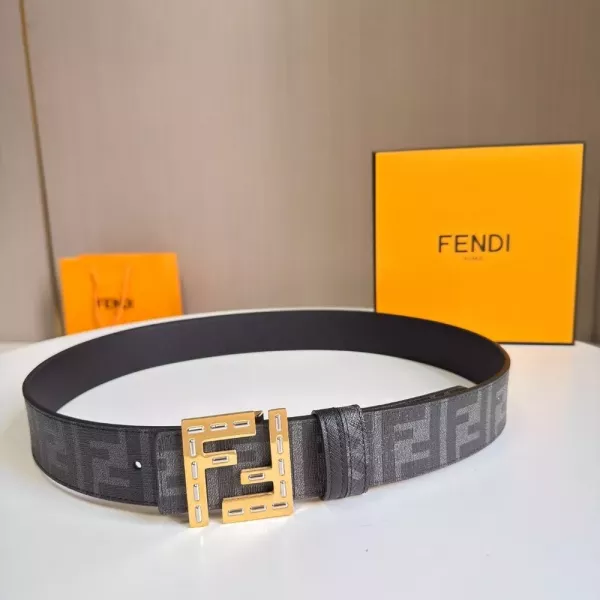 펜디 FF 더블페이스 가죽 벨트