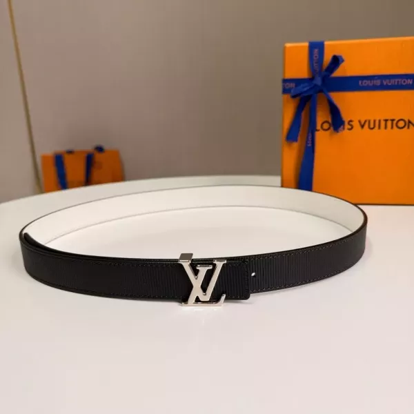 루이비통 LV 이니셜 양면 소가죽 벨트