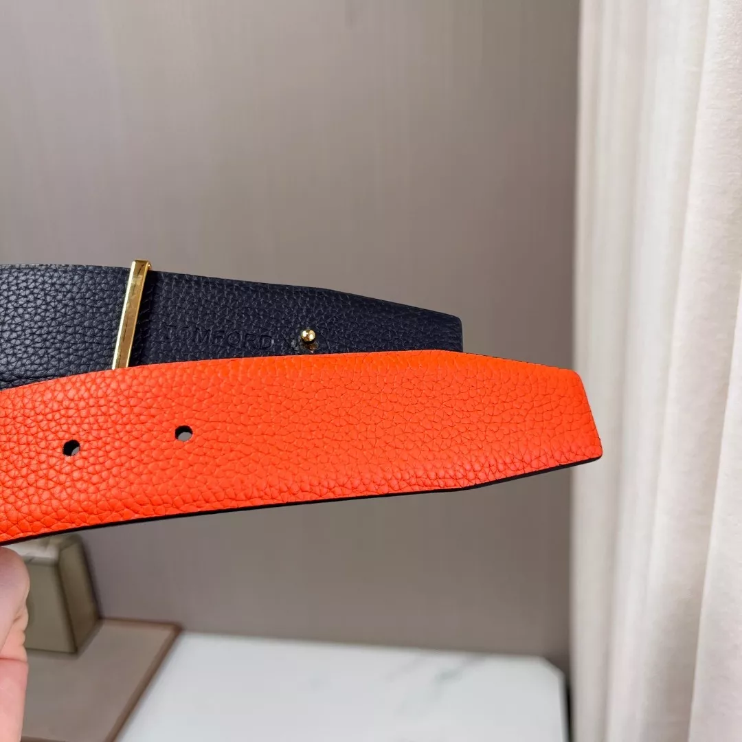 톰포드 더블 페이스 클래식 가죽 벨트 상세 이미지 5