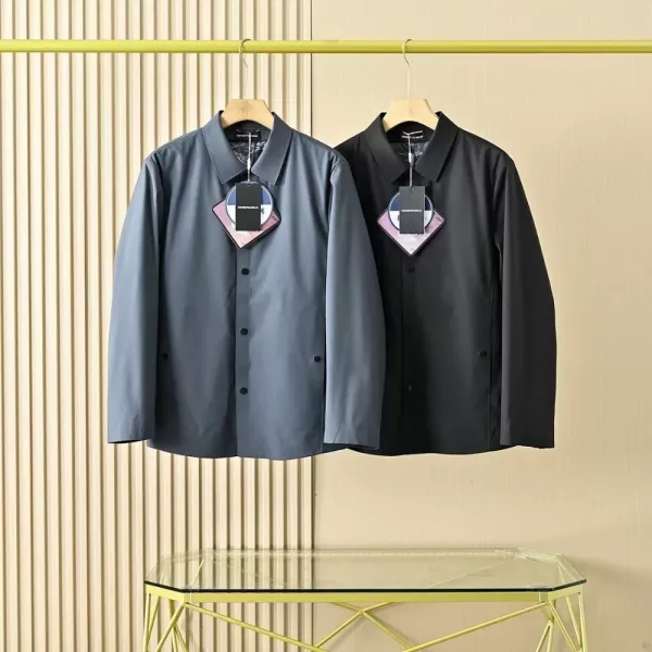 아르마니 25SS 3in1 카라 경량 구스다운 아우터